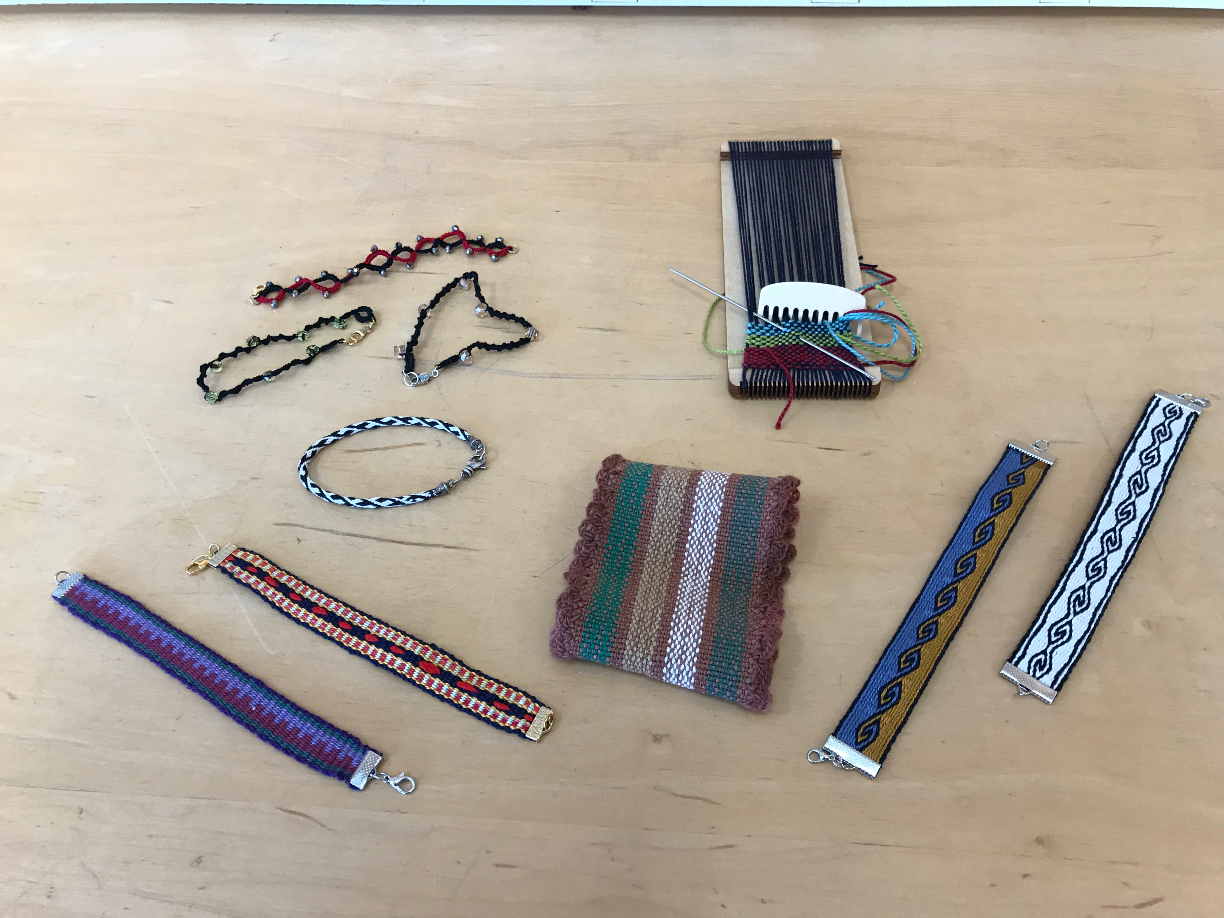 Portable Weavers Bracelet Project