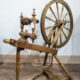 Antique Single Treadle Spinning Wheel