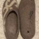 Repair felted slippers